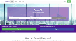 Desktop Screenshot of careerqb.com