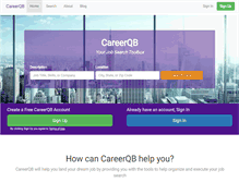 Tablet Screenshot of careerqb.com